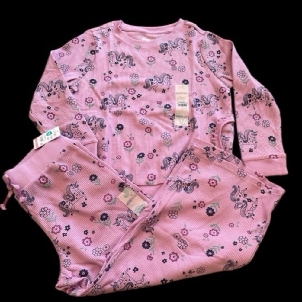 Girls 5T Light Purple Thermal Set